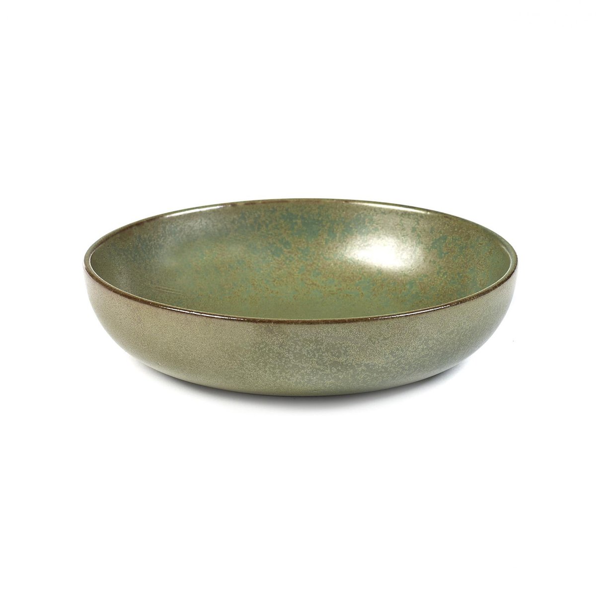 Serax Surface djup tallrik 16 cm Camogreen | Skandinavisk Design | Djupa tallrikar | Grön