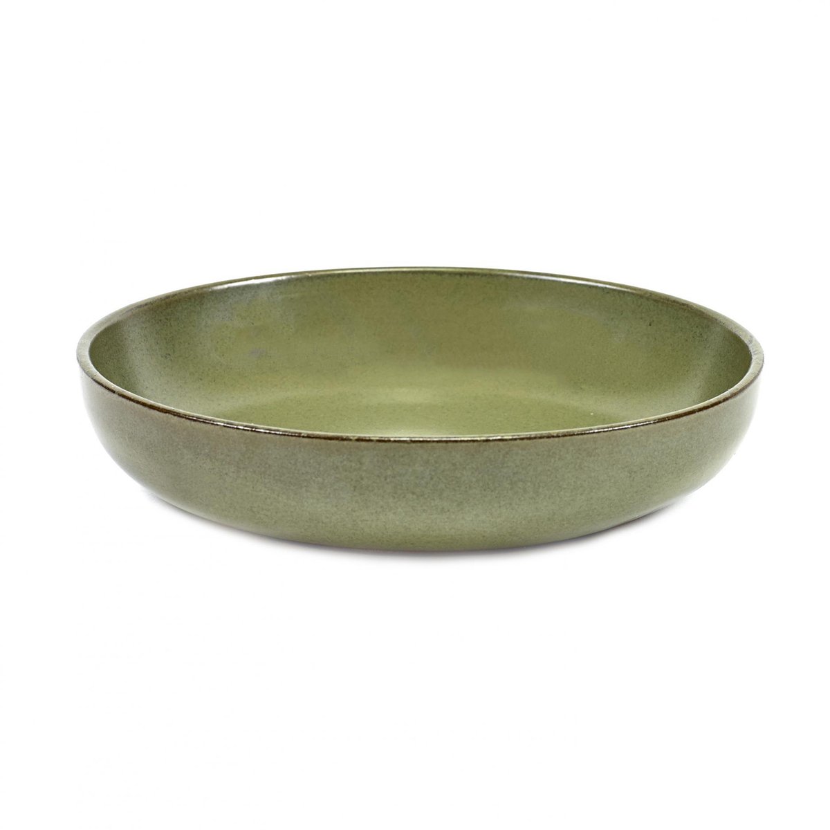 Serax Surface djup tallrik 19 cm Camogreen | Skandinavisk Design | Djupa tallrikar | Grön