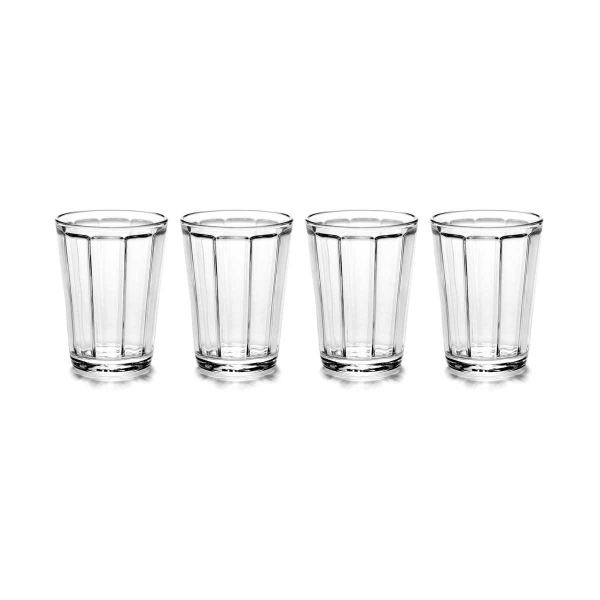 Serax Surface dricksglas 4-pack 15 cl 15 cl | Skandinavisk Design | Dricksglas | Transparent