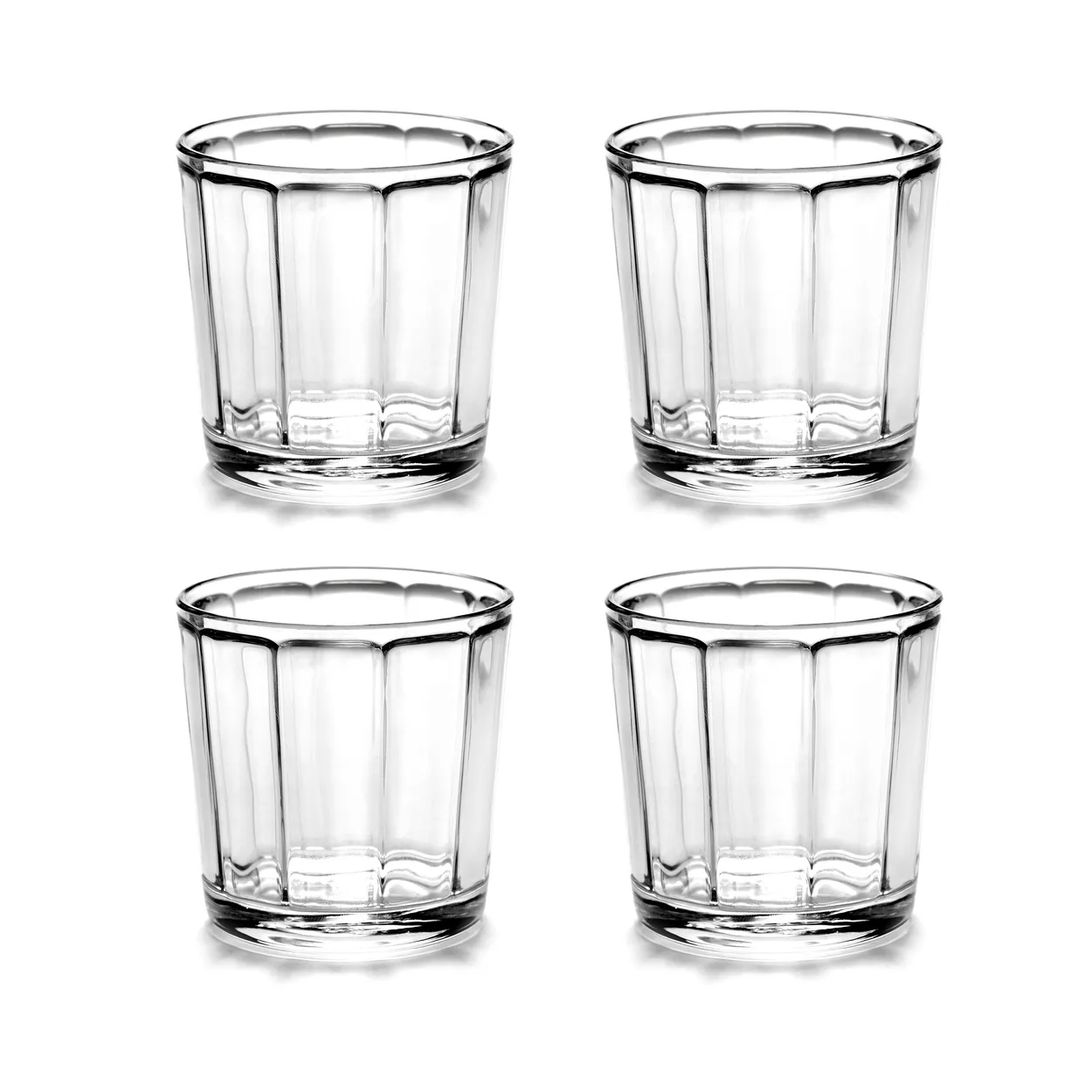 Serax Surface dricksglas 4-pack 30 cl | Skandinavisk Design | Dricksglas | Transparent