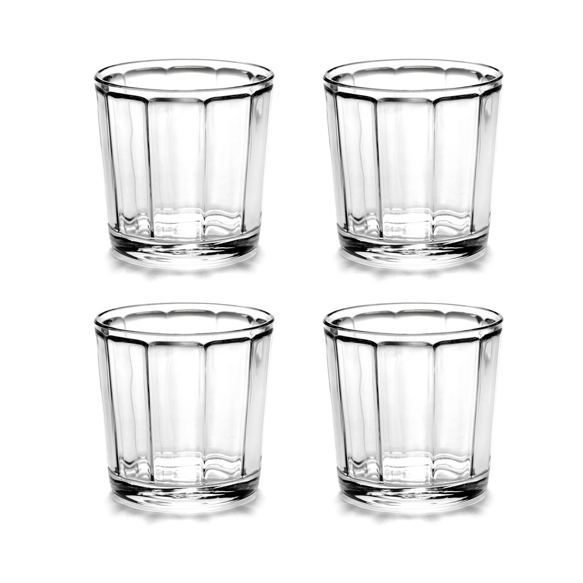 Serax Surface dricksglas 4-pack 30 cl 30 cl | Skandinavisk Design | Dricksglas | Transparent