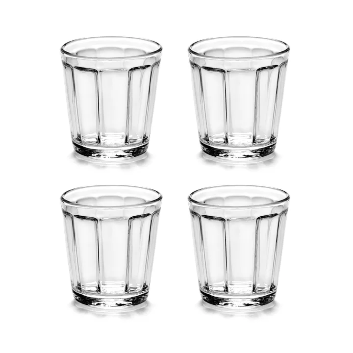 Surface espressoglas 10 cl 4-pack Klar - Serax