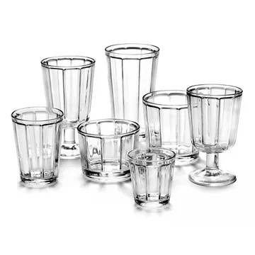 Surface espressoglas 10 cl 4-pack Klar - Serax