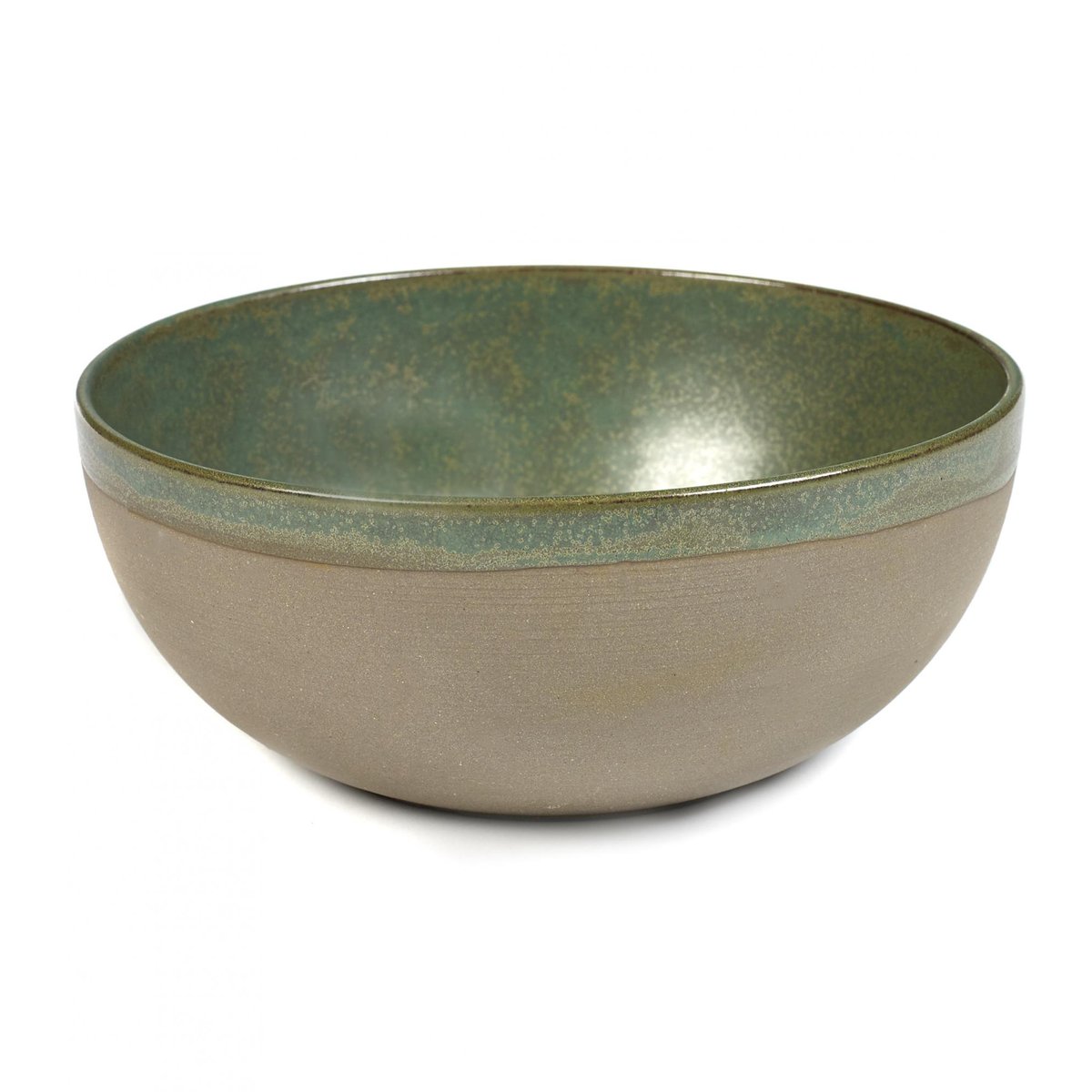 Serax Surface salladsskål 23,5 cm Camogreen | Skandinavisk Design | Salladsskålar | Grön