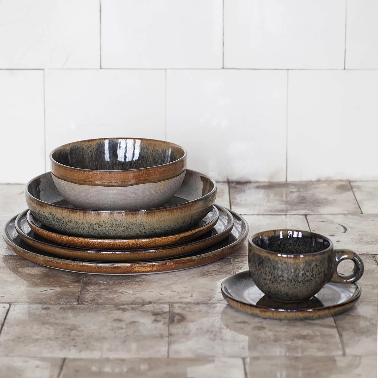 Surface serveringsskål 15 cm, Indi grey Serax