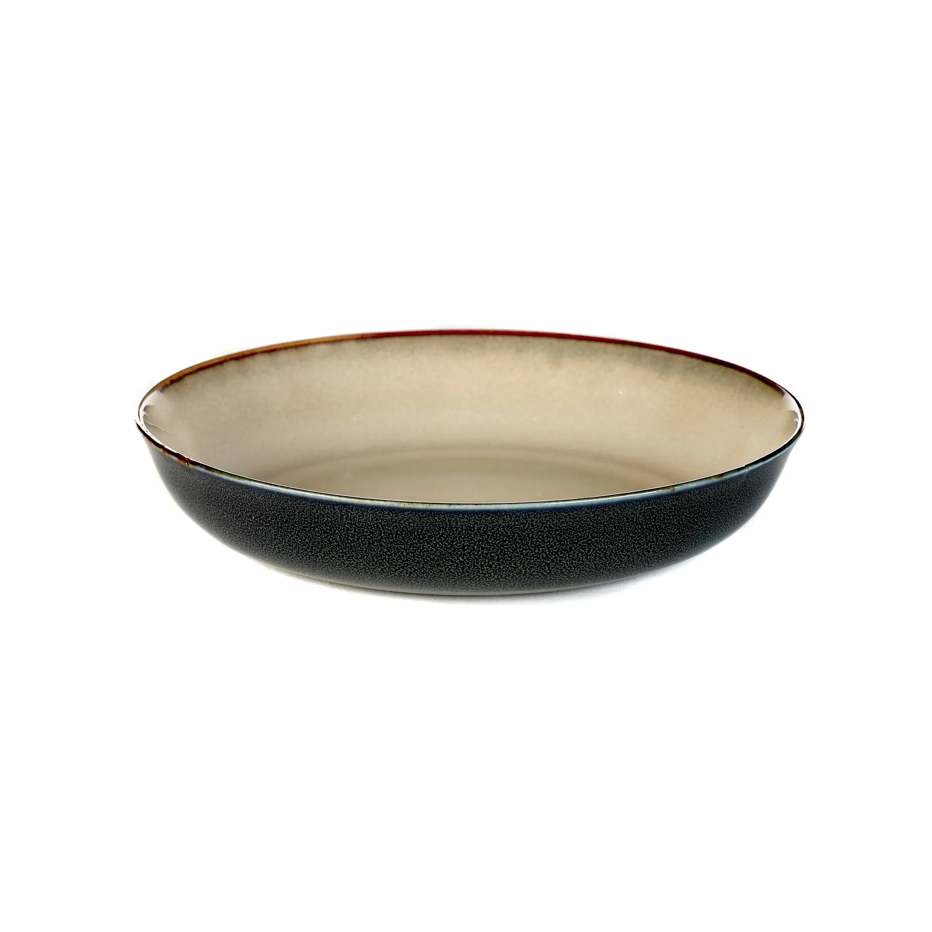 Terres de Rêves assiett 17,5 cm, Misty grey-dark blue Serax
