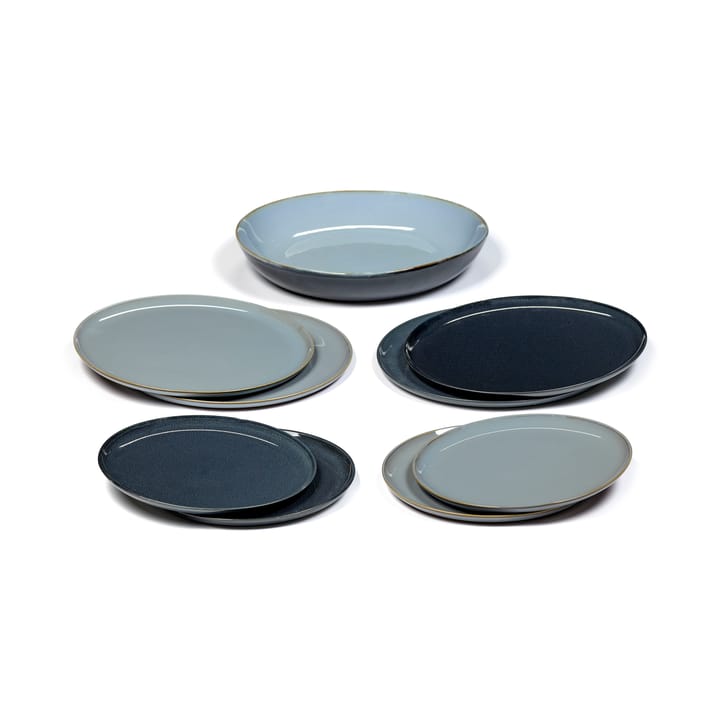 Terres de Rêves dinner set 9 delar - Smokey blue-dark blue - Serax