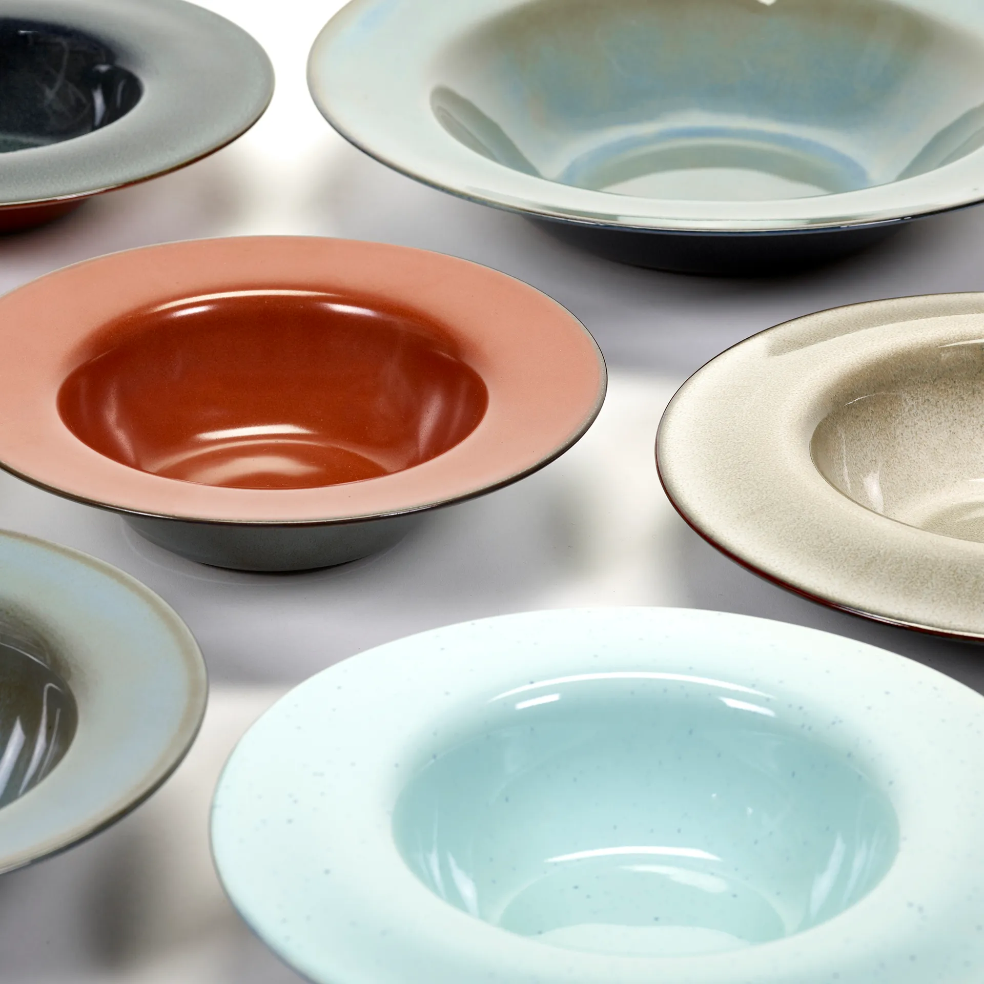 Terres de Rêves djup tallrik 21,3 cm, Misty grey-dark blue Serax