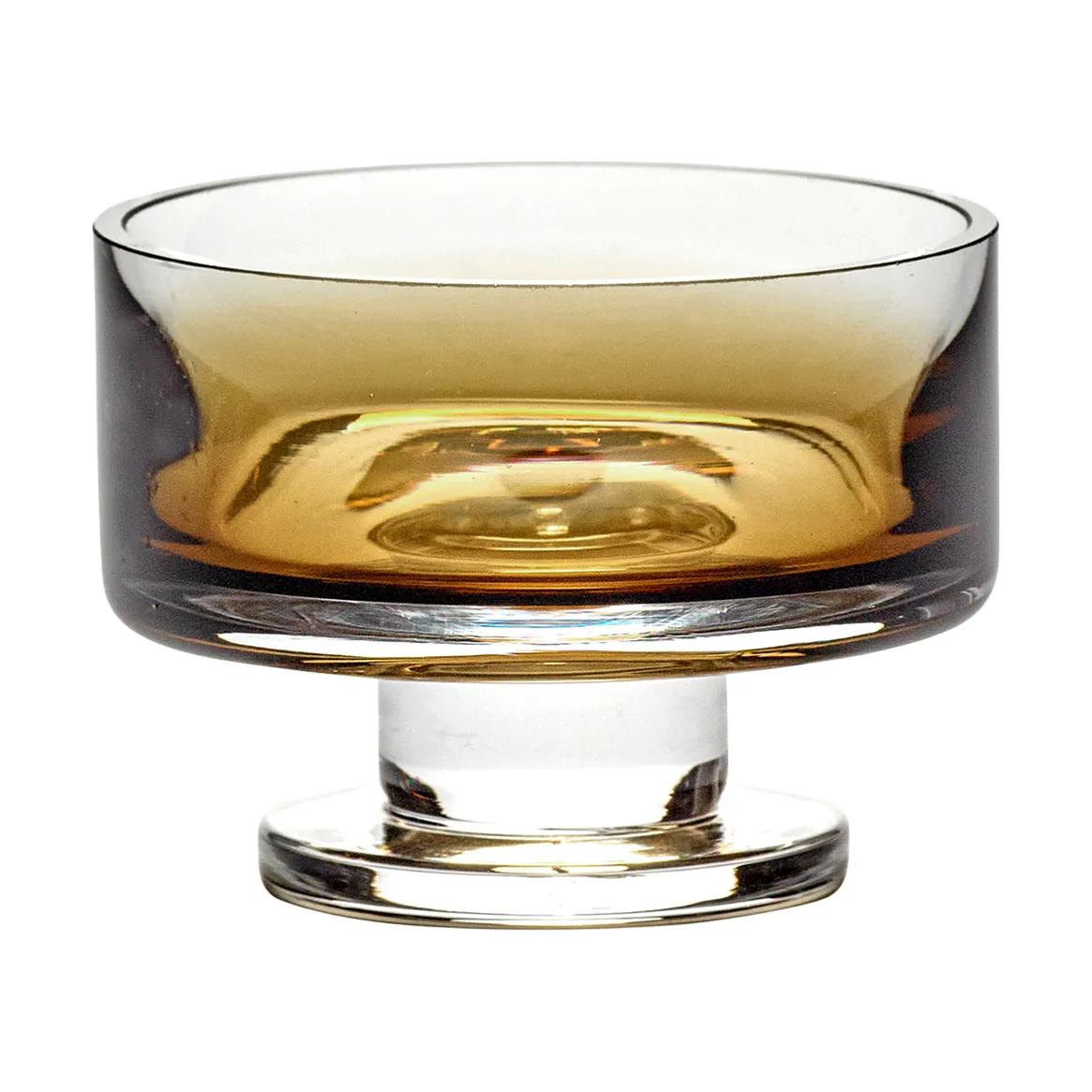 Zuma låg skål på fot S Ø8,5 cm, Amber Serax