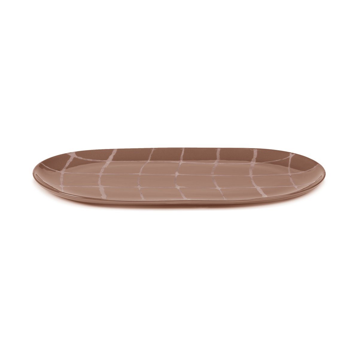 Serax Zuma serveringsbricka 27x46 cm Sienna | Skandinavisk Design | Brickor | Orange