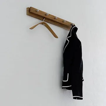 Cutter klädhängare - Ek, svartbetsad, 7st knoppar - Skagerak