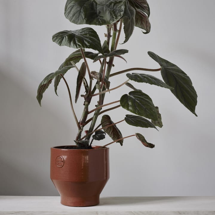 Edge kruka (inomhus) 15 cm - burned red - Skagerak