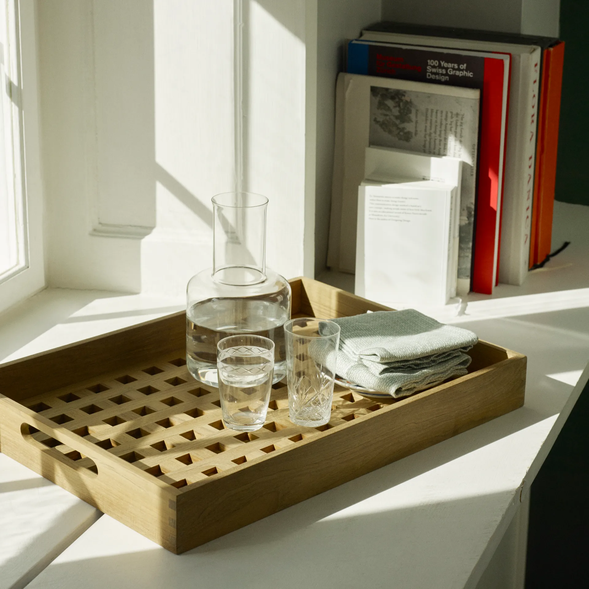 Fionia bricka 36x52 cm, Teak Skagerak