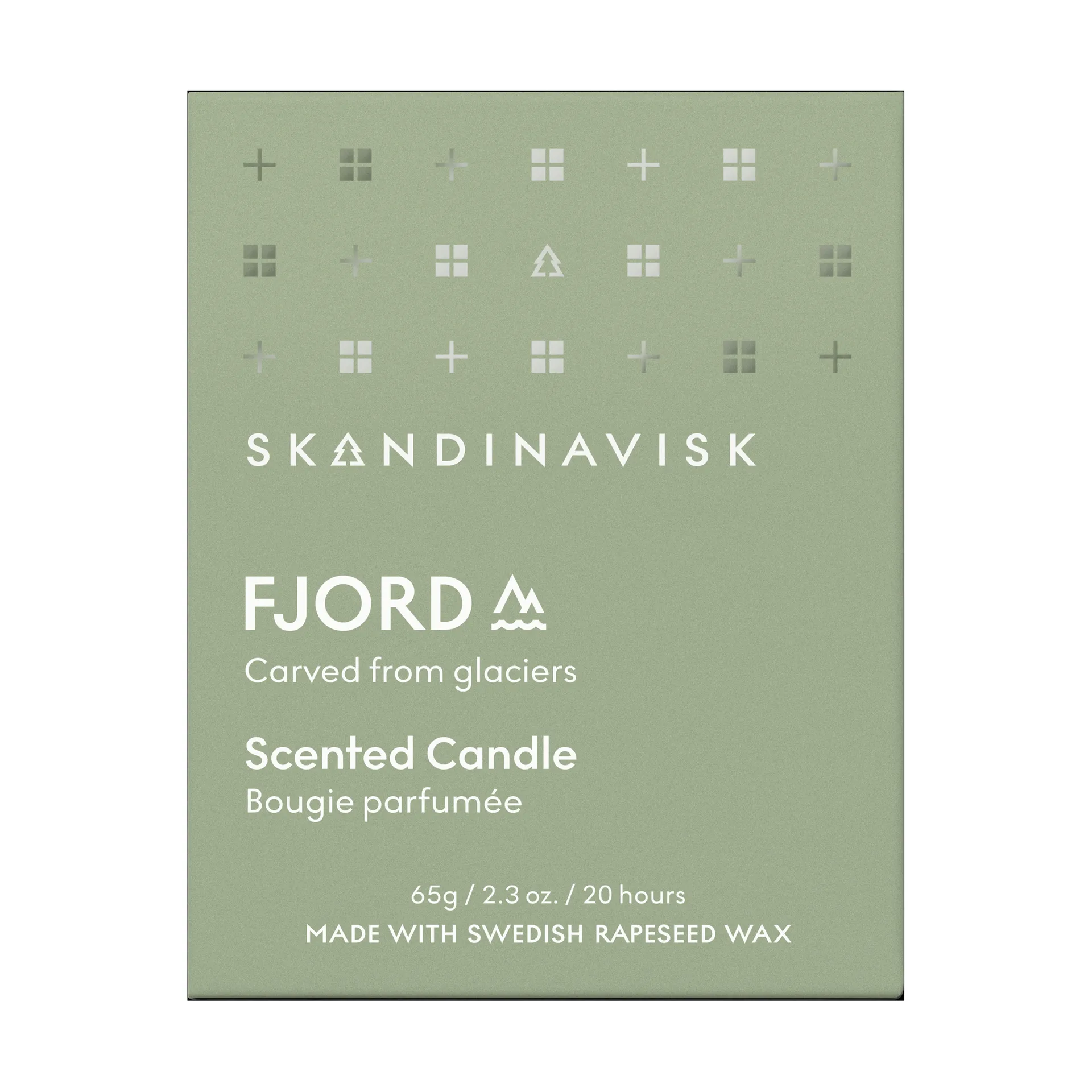 Fjord doftljus med lock, 65 g Skandinavisk