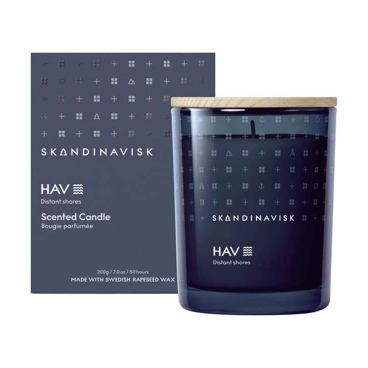Hav doftljus med lock, 200 g Skandinavisk