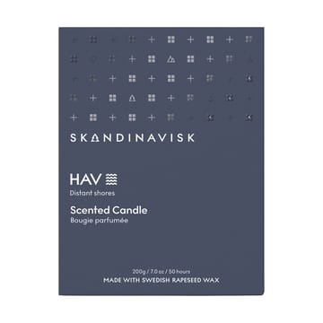 Hav doftljus med lock - 200 g - Skandinavisk