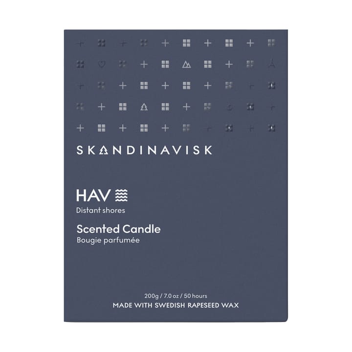 Hav doftljus med lock, 200 g Skandinavisk