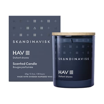 Hav doftljus med lock - 65 g - Skandinavisk