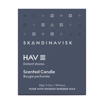 Hav doftljus med lock - 65 g - Skandinavisk