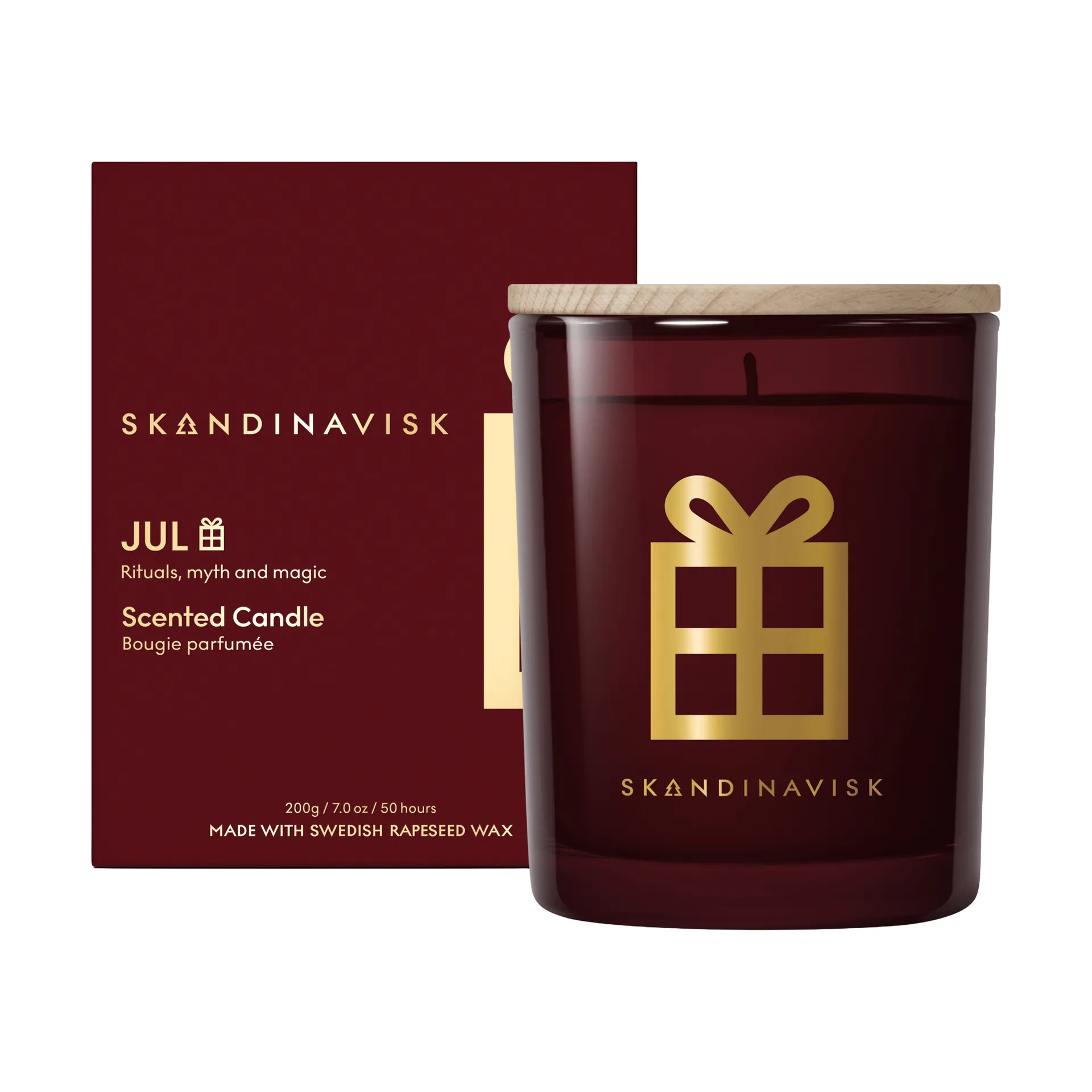 Jul Gold Symbol doftljus, 200 g Skandinavisk