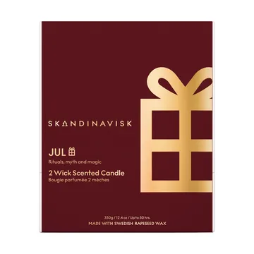 Jul Gold Symbol doftljus - 350 g, 2 vekar - Skandinavisk
