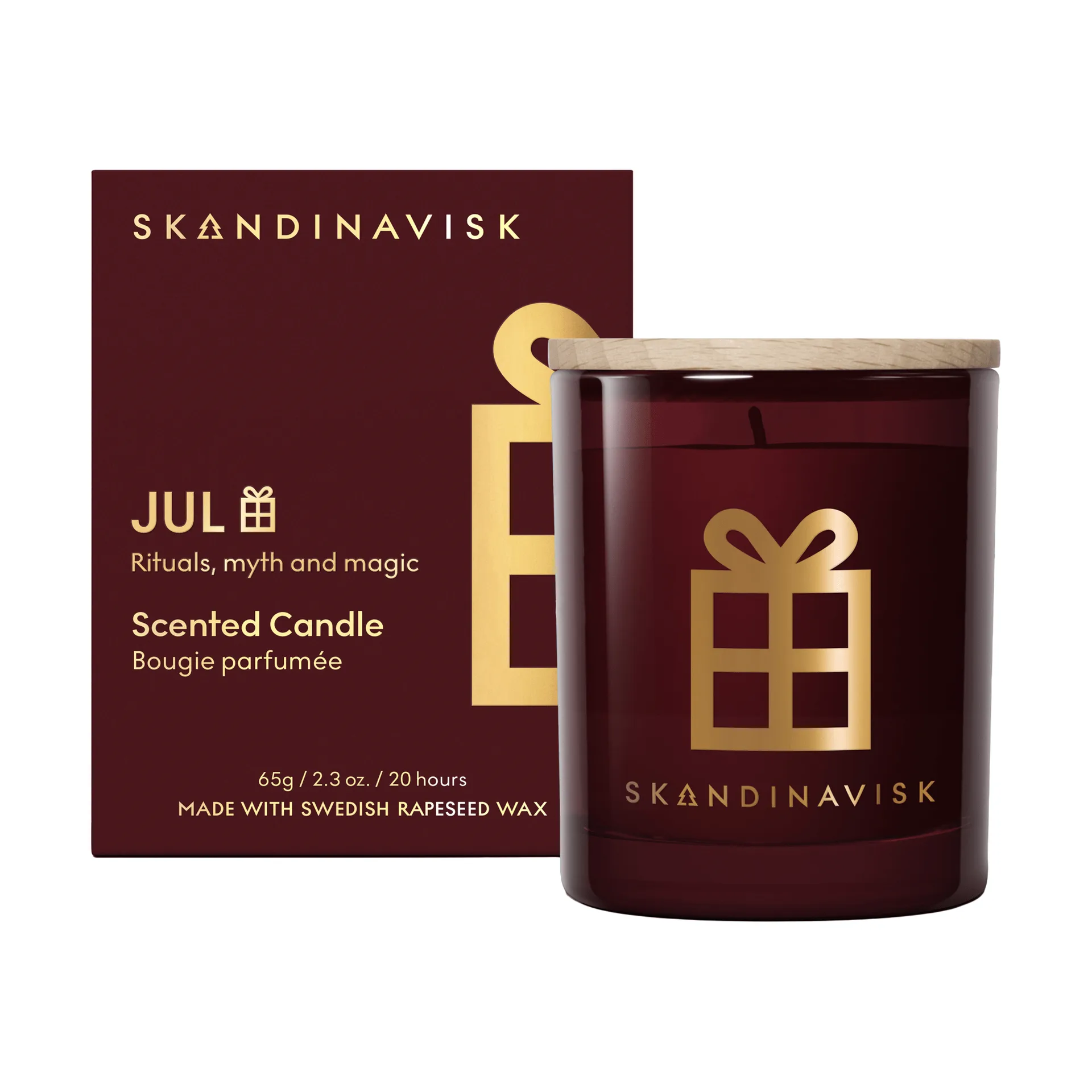 Jul Gold Symbol doftljus, 65 g Skandinavisk