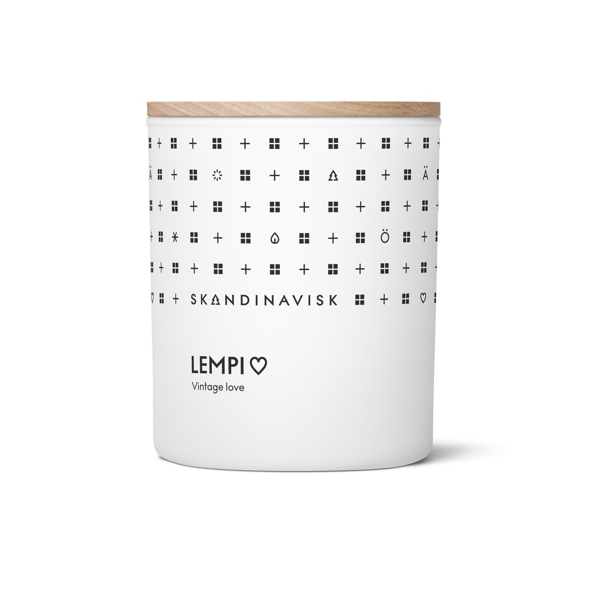 Skandinavisk Lempi doftljus med lock 200 g | Skandinavisk Design | Doftljus & Doftpinnar | Vit