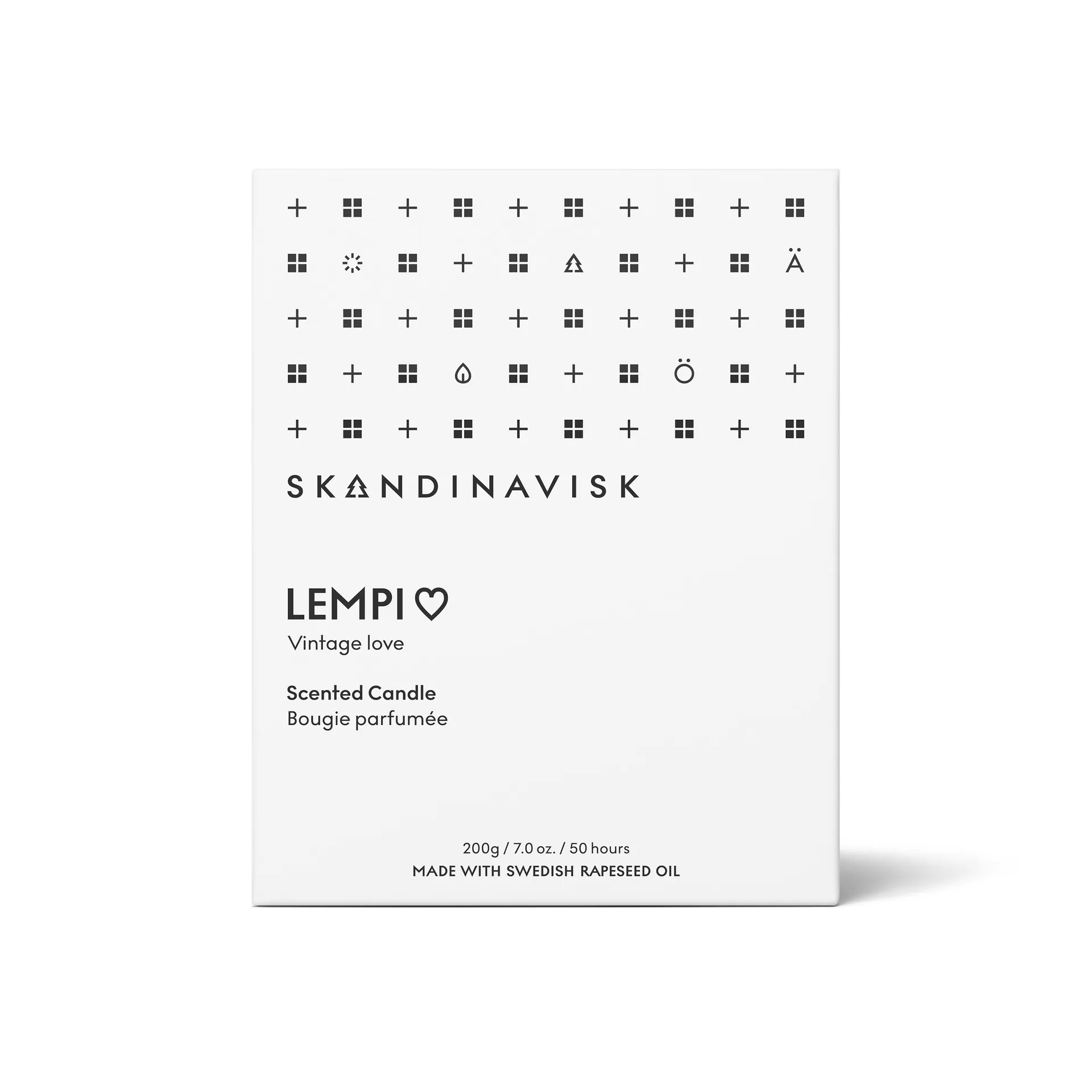Lempi doftljus med lock, 200 g Skandinavisk
