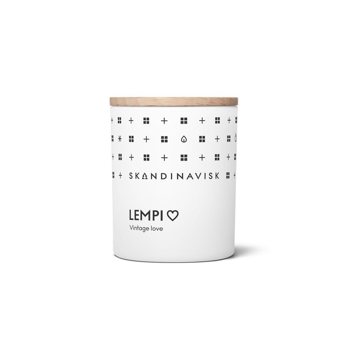 Skandinavisk Lempi doftljus med lock 65 g | Skandinavisk Design | Doftljus & Doftpinnar | Vit