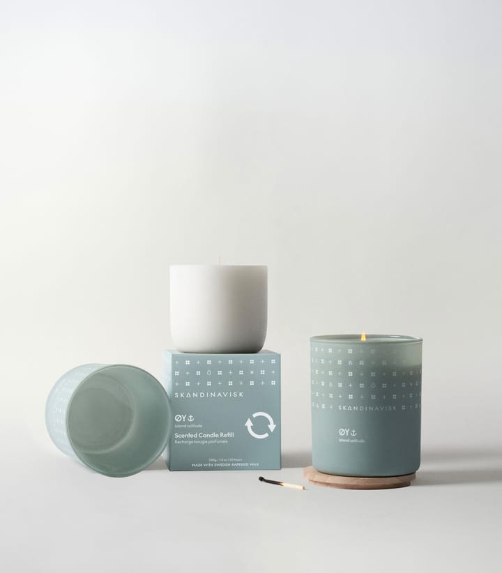 Refill Øy doftljus, 200 g Skandinavisk