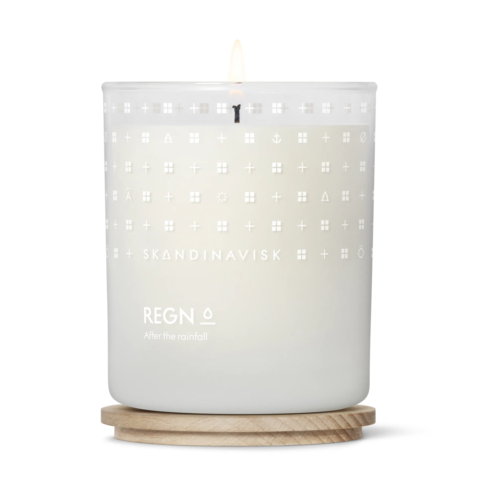 Regn doftljus med lock, 200 g Skandinavisk