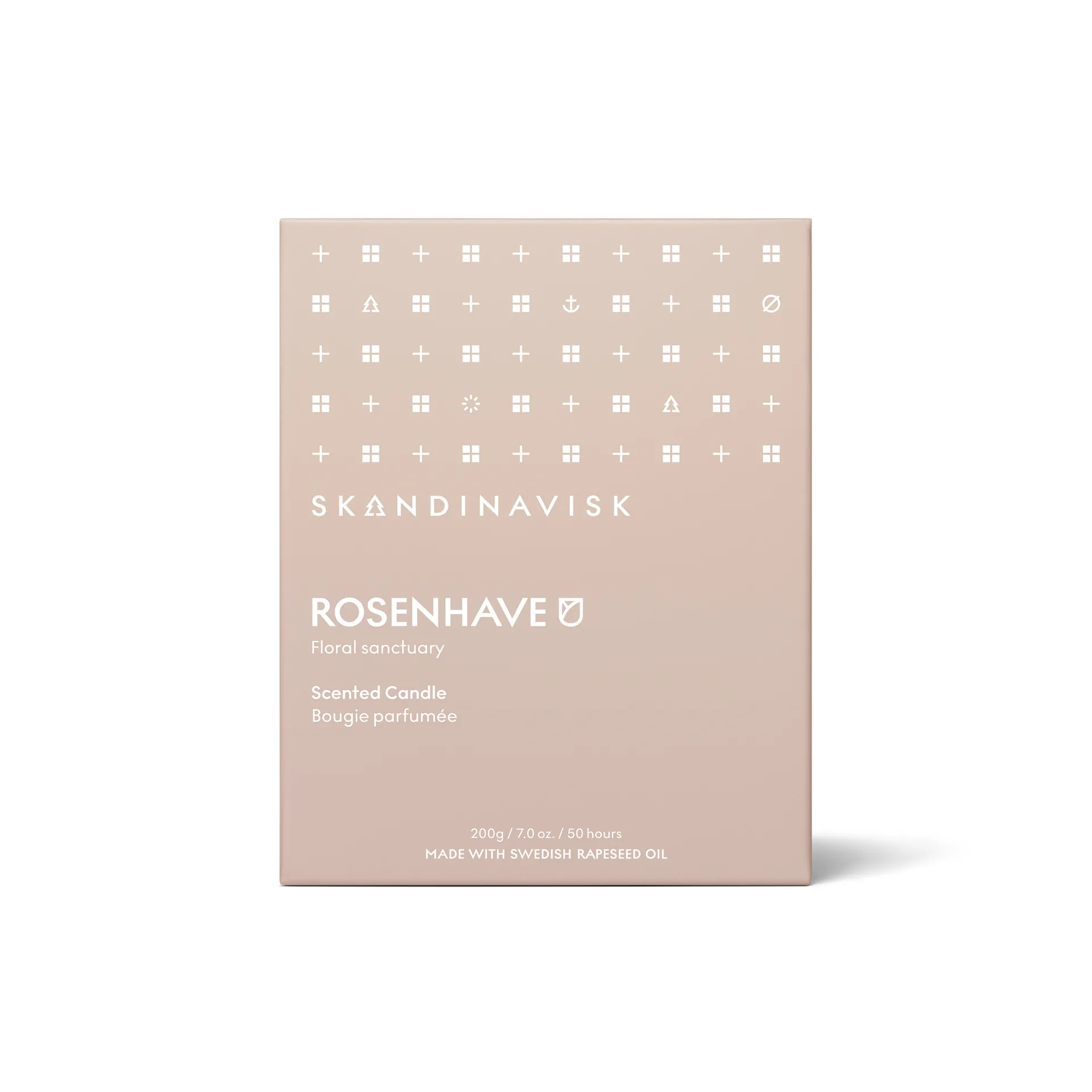 Rosenhave doftljus med lock, 200 g Skandinavisk