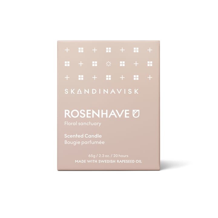 Rosenhave doftljus med lock, 65 g Skandinavisk