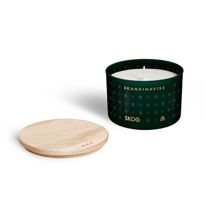 Skog doftljus med lock - 90 g - Skandinavisk