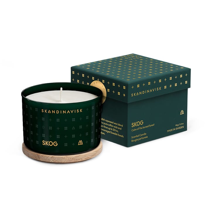 Skog doftljus med lock - 90 g - Skandinavisk