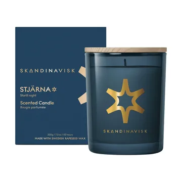 Stjärna Gold Symbol doftljus - 200 g - Skandinavisk
