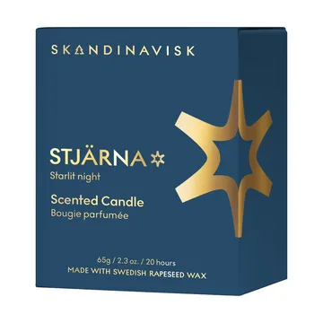 Stjärna Gold Symbol doftljus - 65 g - Skandinavisk
