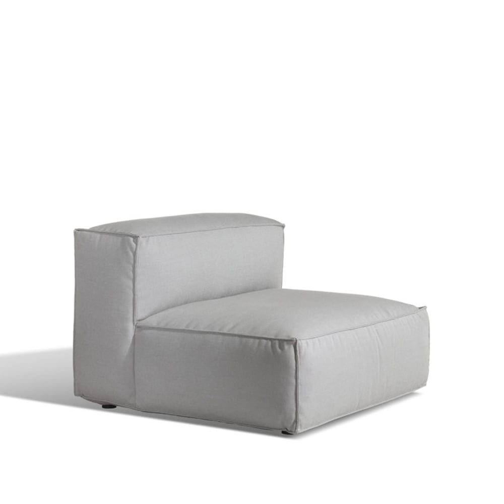Skargaarden Asker modulsoffa Sunbrella Sling light grey, mittdel large