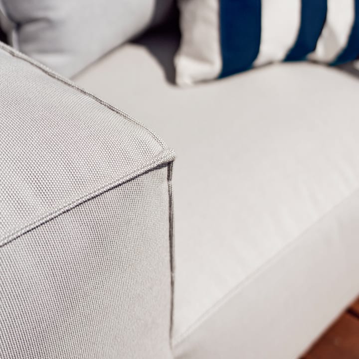 Asker modulsoffa, Sunbrella Sling taupe beige, mittdel small Skargaarden