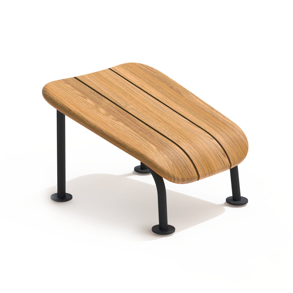 Skargaarden Böste fotpall Teak | Skandinavisk Design | Trädgårdsfåtöljer | Brun