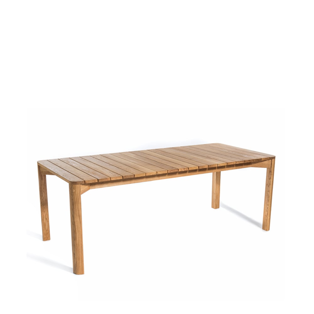 Skargaarden Korsö bord 200x90 cm Teak | Skandinavisk Design | Trädgårdsbord | Brun