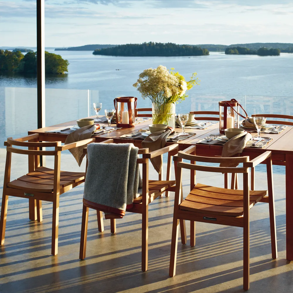 Oxnö matbord, Teak, 220x100 cm Skargaarden