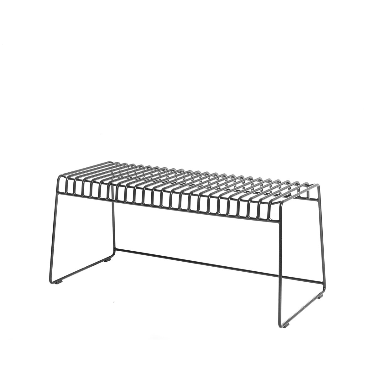 Skargaarden Resö bänk Charcoal grey | Skandinavisk Design | Trädgårdsbänkar | Grå