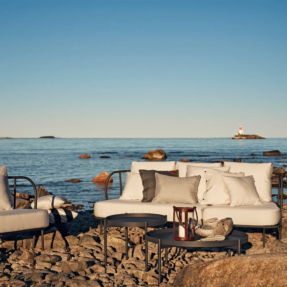 Saltö soffbord, Light grey, small Skargaarden