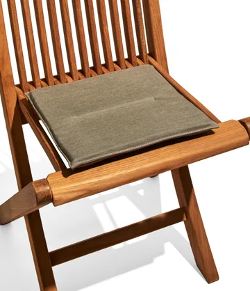 Viken stolsdyna - Agora Fossil grey, 30x30 cm - Skargaarden