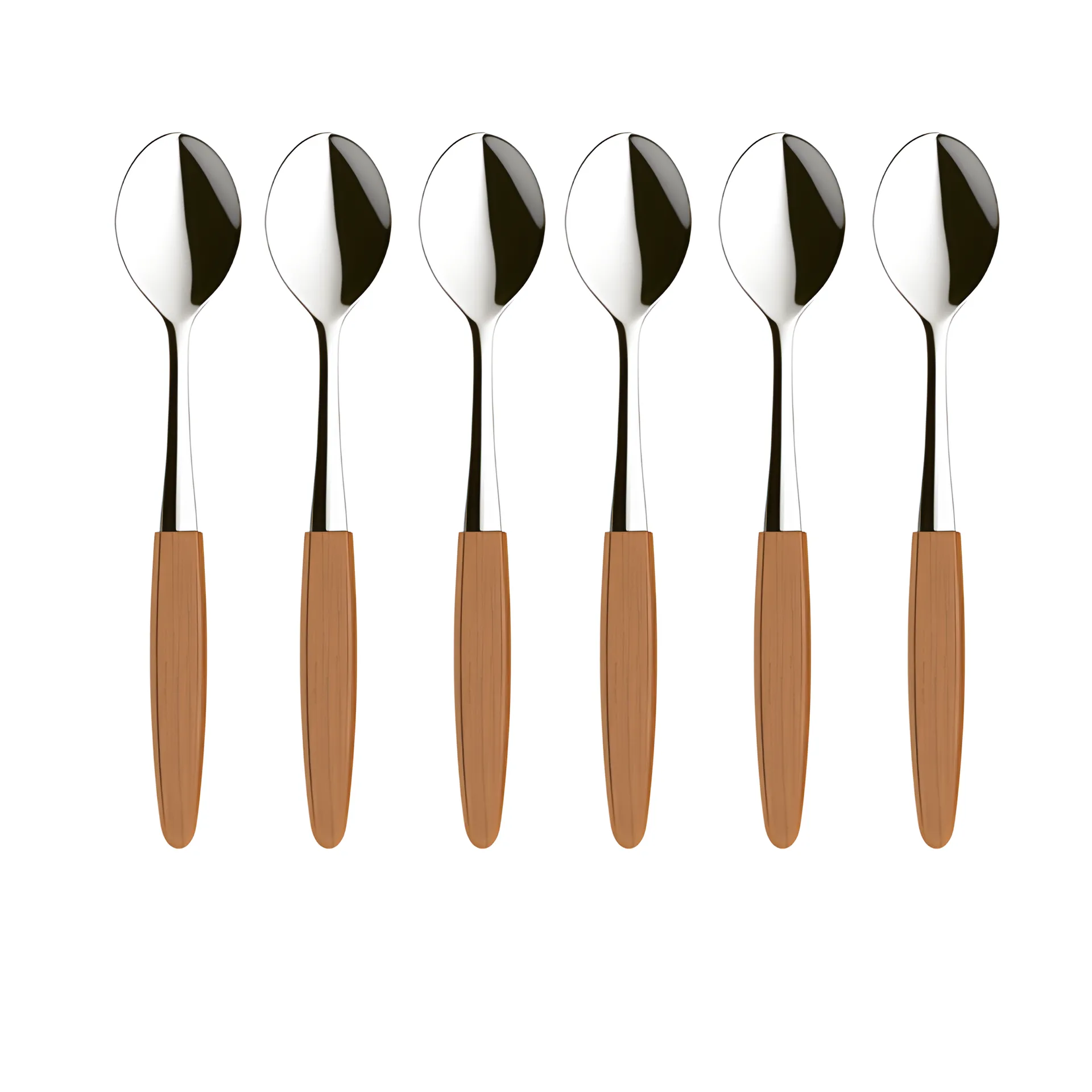 Skaugum kaffesked 6-pack Ecco Teak,  Skaugum of Norway