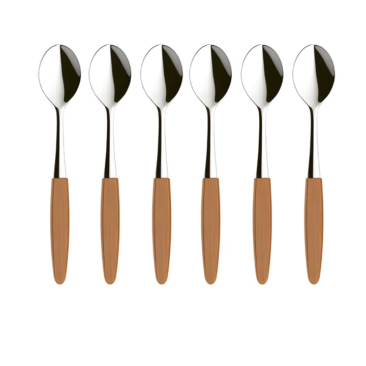 Skaugum kaffesked 6-pack Ecco Teak - Skaugum of Norway