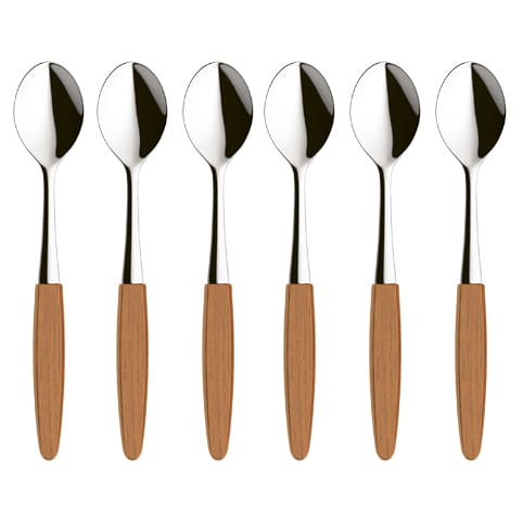 Skaugum kaffesked 6-pack - Ecco Teak - Skaugum of Norway