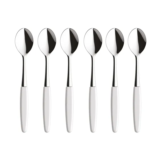 Skaugum kaffesked 6-pack Pure White,  Skaugum of Norway