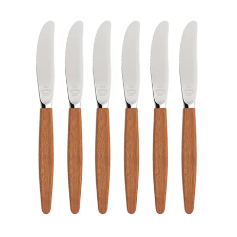 Skaugum kniv 6-pack Ecco Teak - Skaugum of Norway